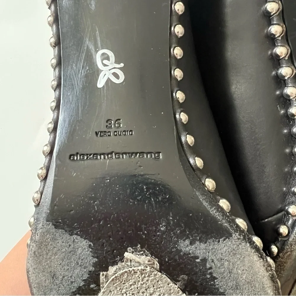 Alexander Wang Eri Studded Leather Ankle Boots In Black